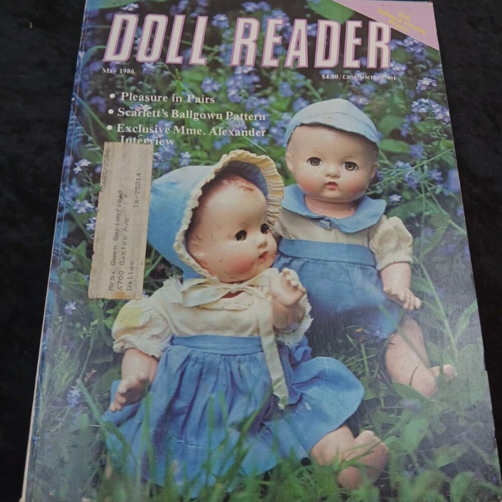 Doll Reader May 1986 Magazine Volume XIV Issue 4/ Vintage / Collectibles